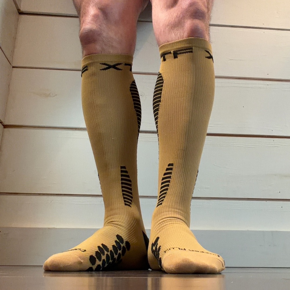 Yellow Compression Athletic Socks - image 3